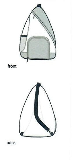 Custom Embroidered Pickleball Sling Bag: Polyester Canvas Backpack
