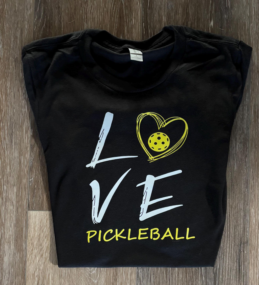 LOVE Pickleball Graphic Tee | Women's Tri-Blend Shirt