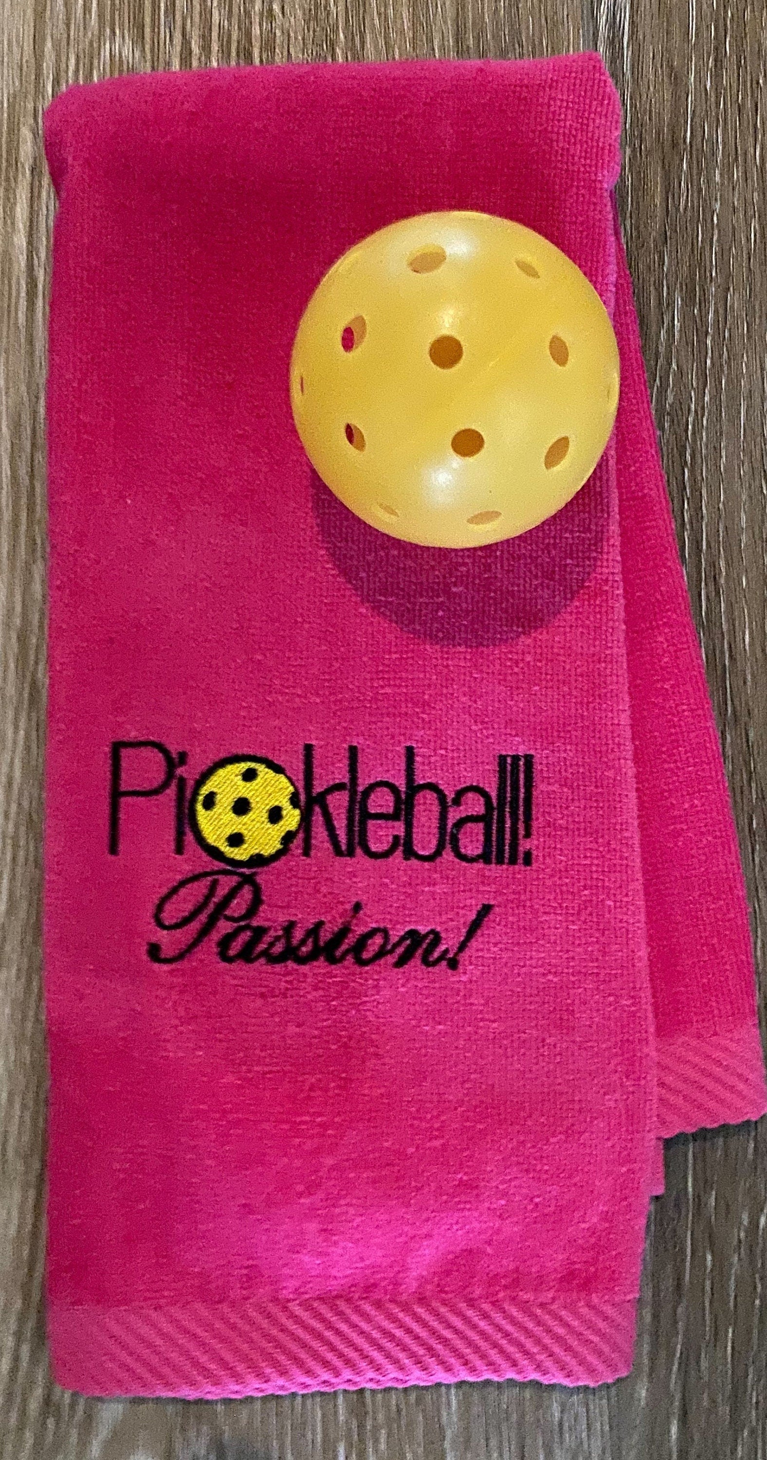 Personalized Pickleball Towel | Embroidered Pickleball Passion