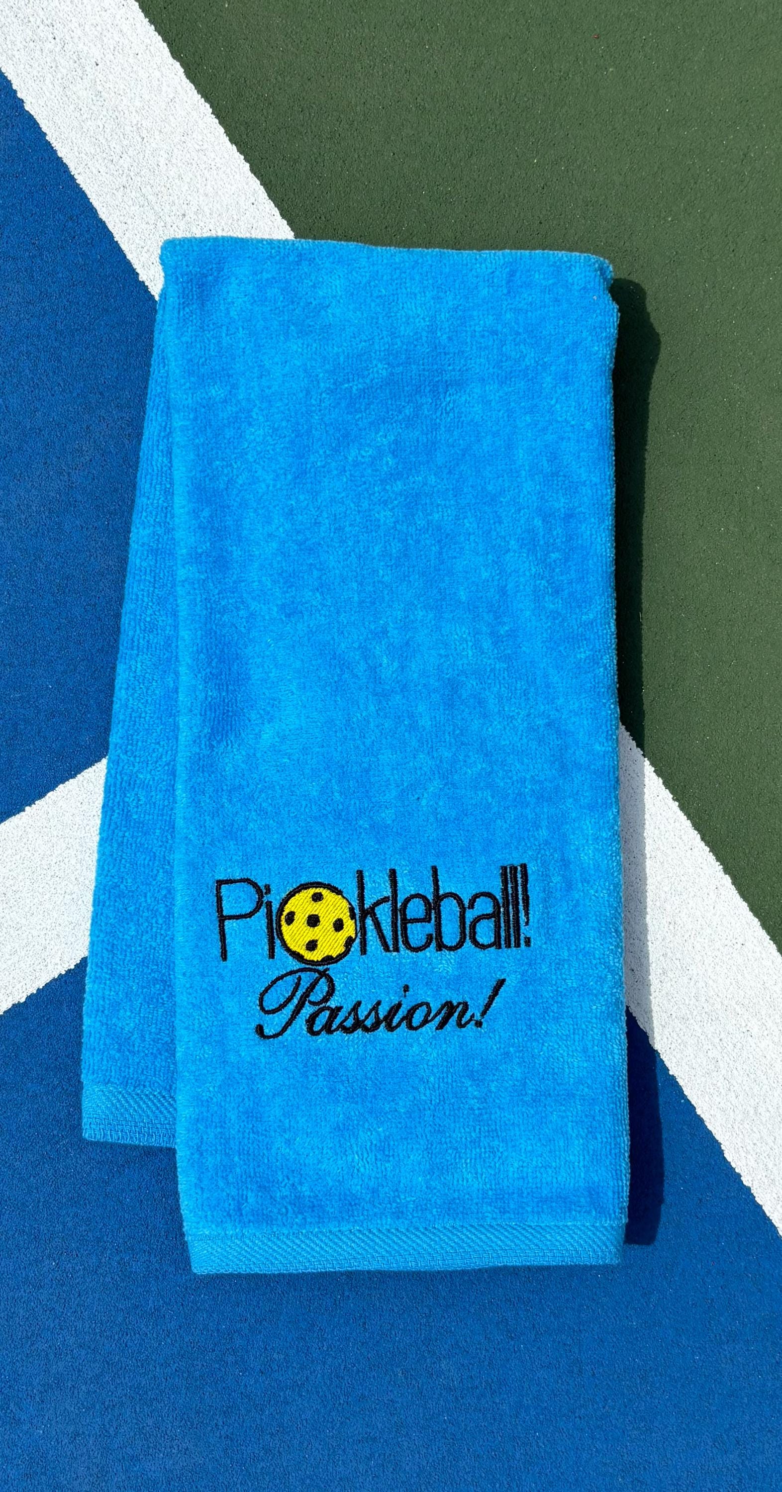 Personalized Pickleball Towel | Embroidered Pickleball Passion