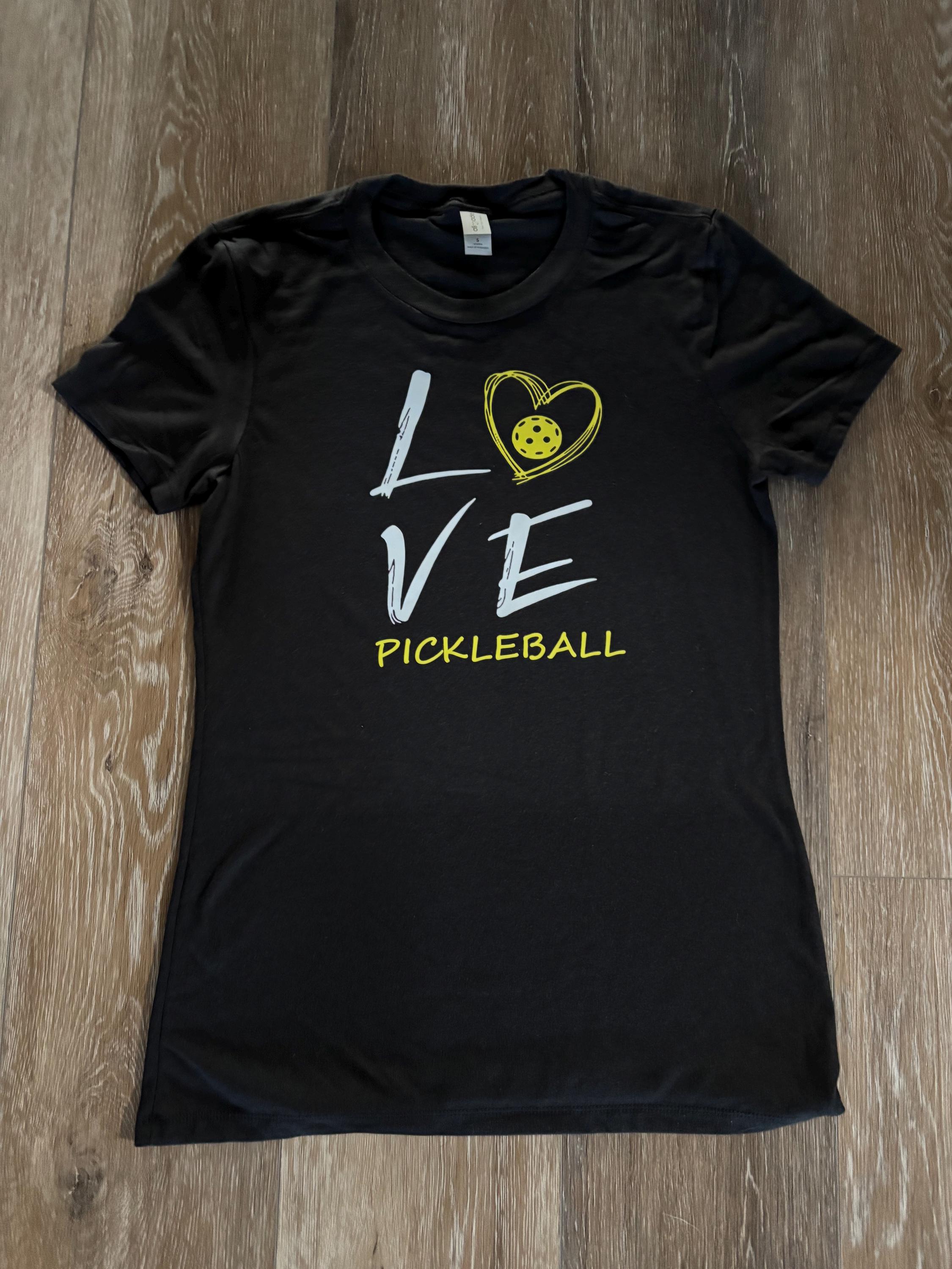 LOVE Pickleball Graphic Tee | Women's Tri-Blend Shirt