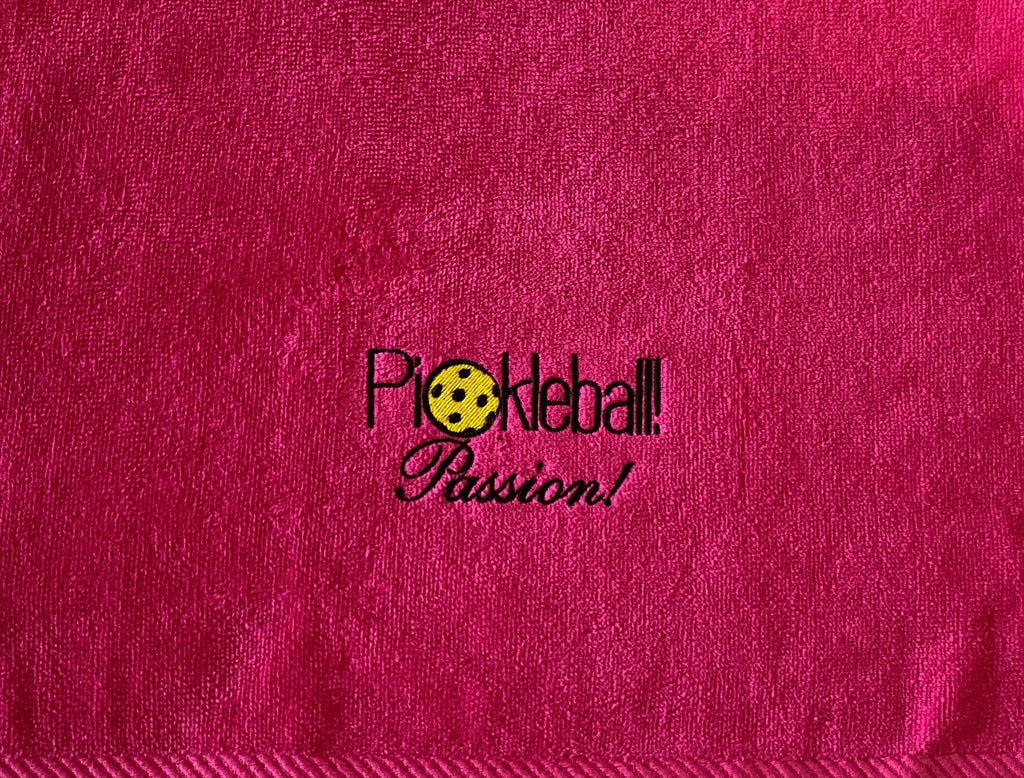 Personalized Pickleball Towel | Embroidered Pickleball Passion