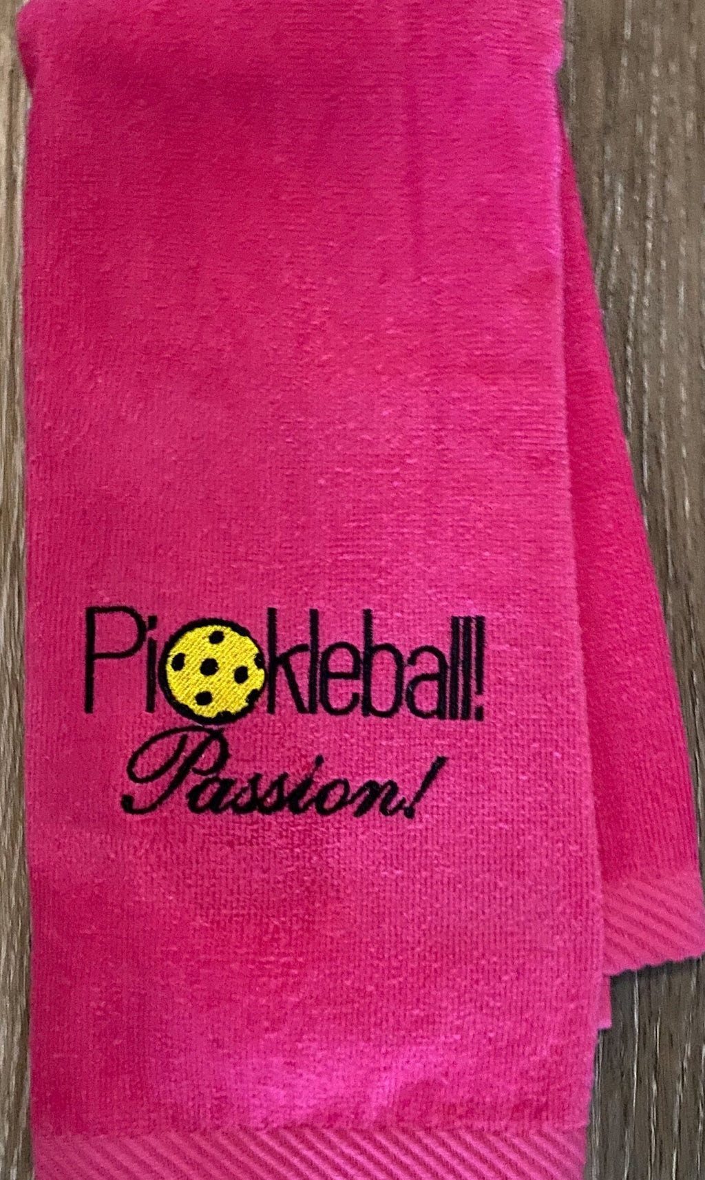 Personalized Pickleball Towel | Embroidered Pickleball Passion