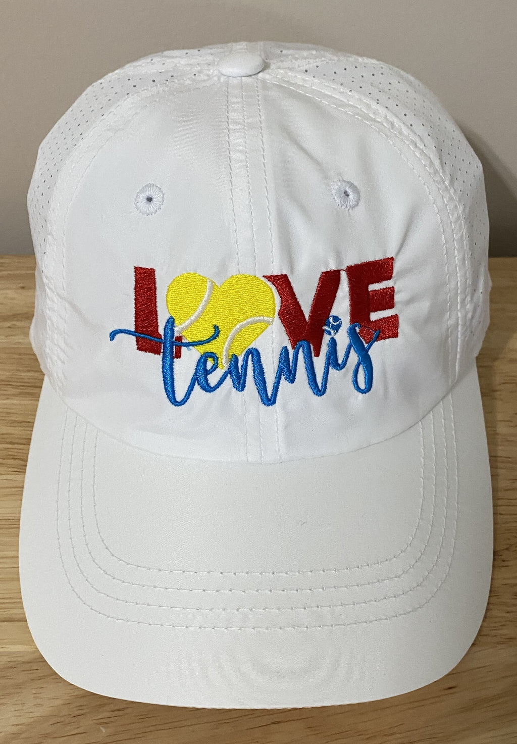 Love Tennis Cap- Embroidered Dri fit Performance Hat