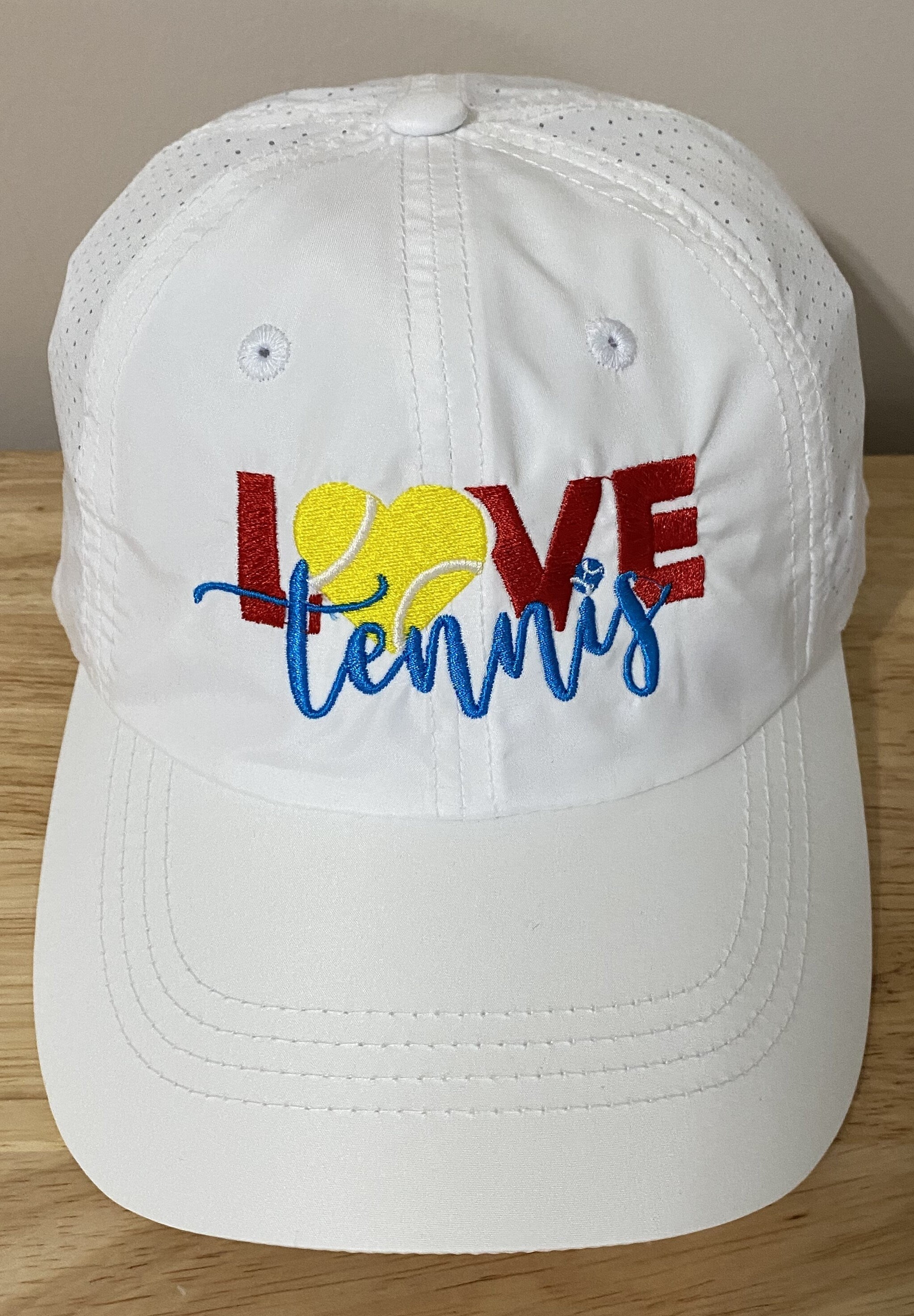 Love Tennis Cap- Embroidered Dri fit Performance Hat