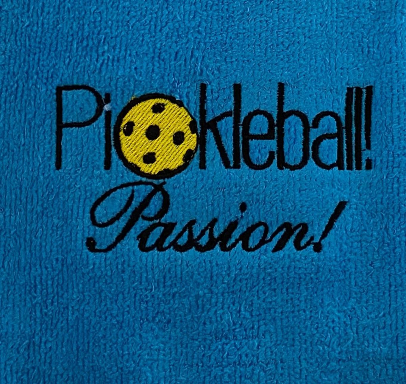 Personalized Pickleball Towel | Embroidered Pickleball Passion