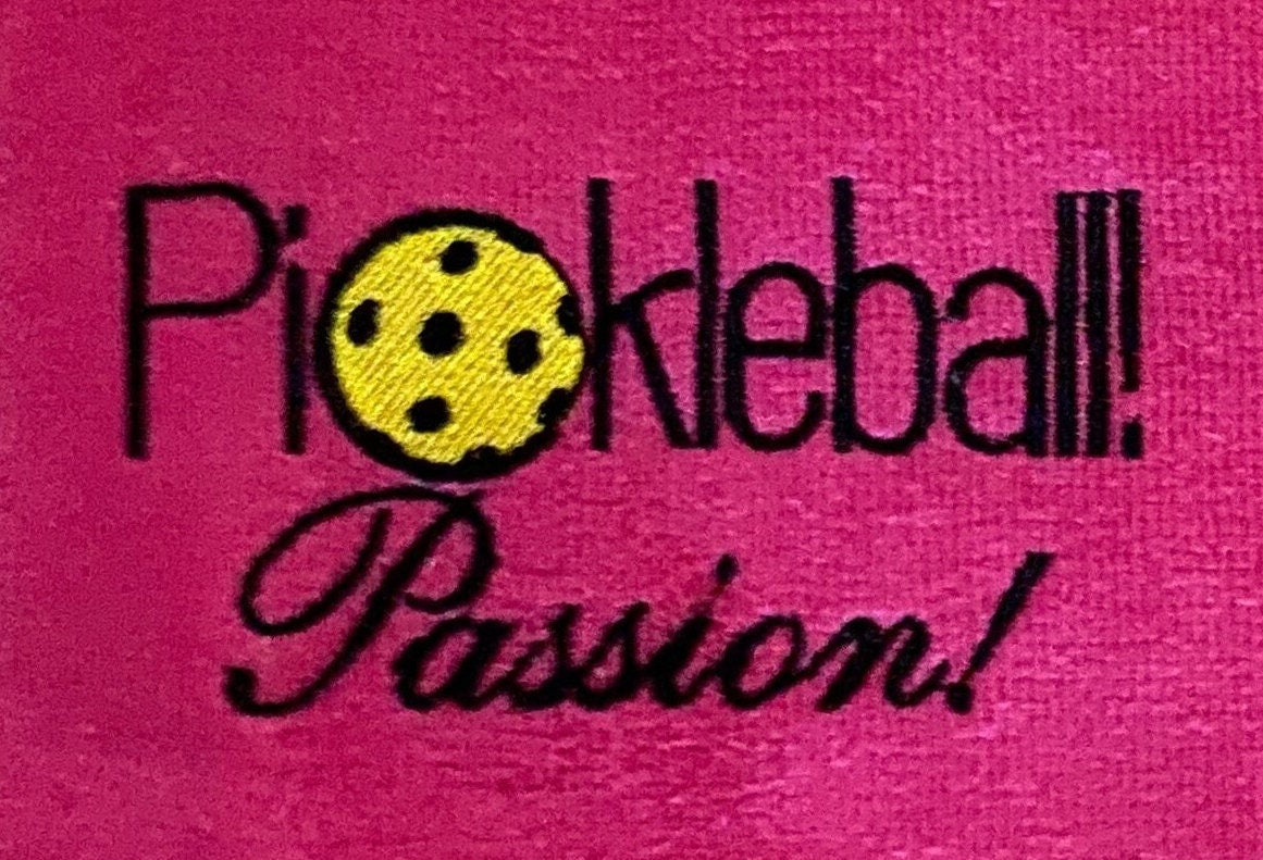 Personalized Pickleball Towel | Embroidered Pickleball Passion