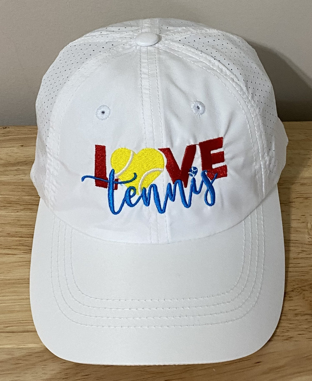 Love Tennis Cap- Embroidered Dri fit Performance Hat