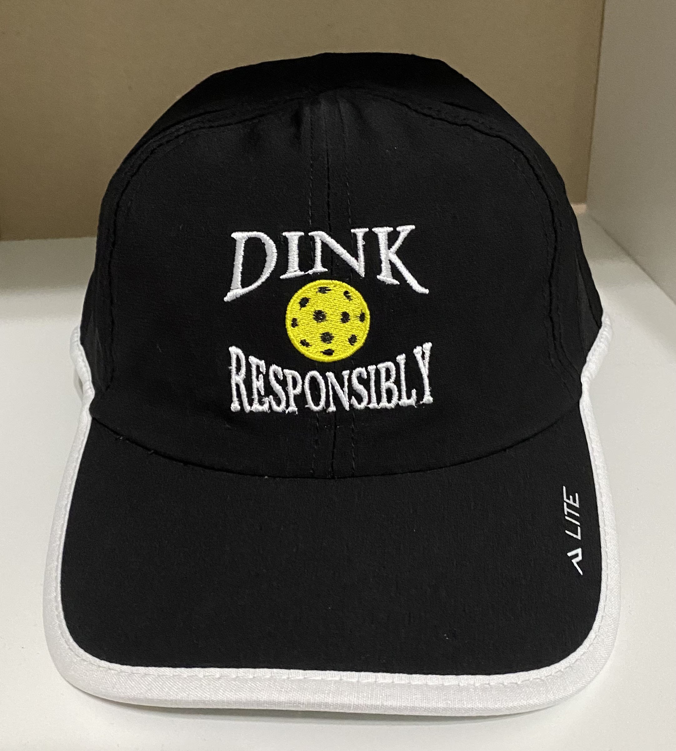 Pickleball Embroidered Hat, Custom Dri-Fit Unisex Cap-Dink Responsibly