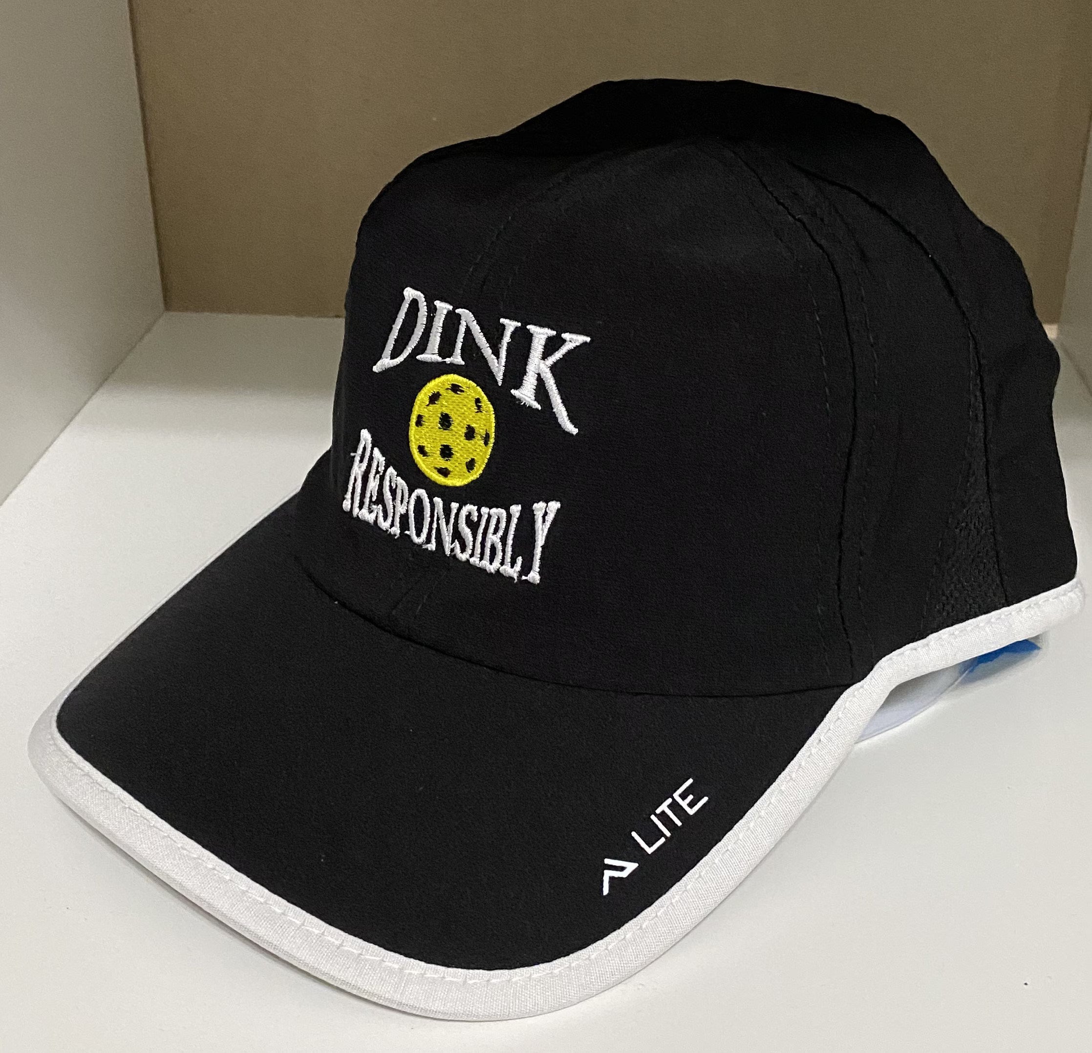 Pickleball Embroidered Hat, Custom Dri-Fit Unisex Cap-Dink Responsibly