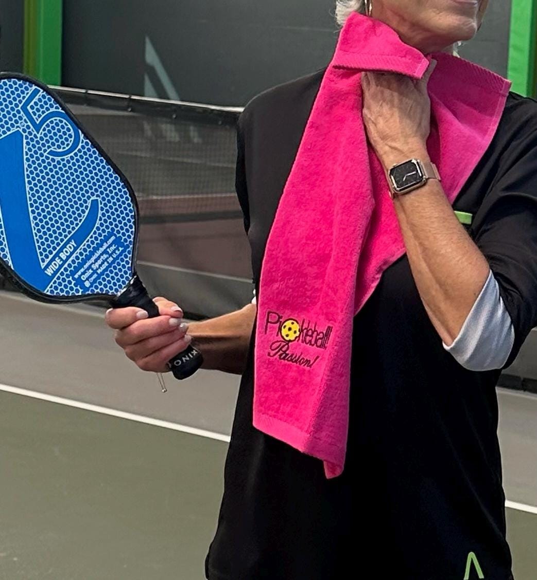 Personalized Pickleball Towel | Embroidered Pickleball Passion