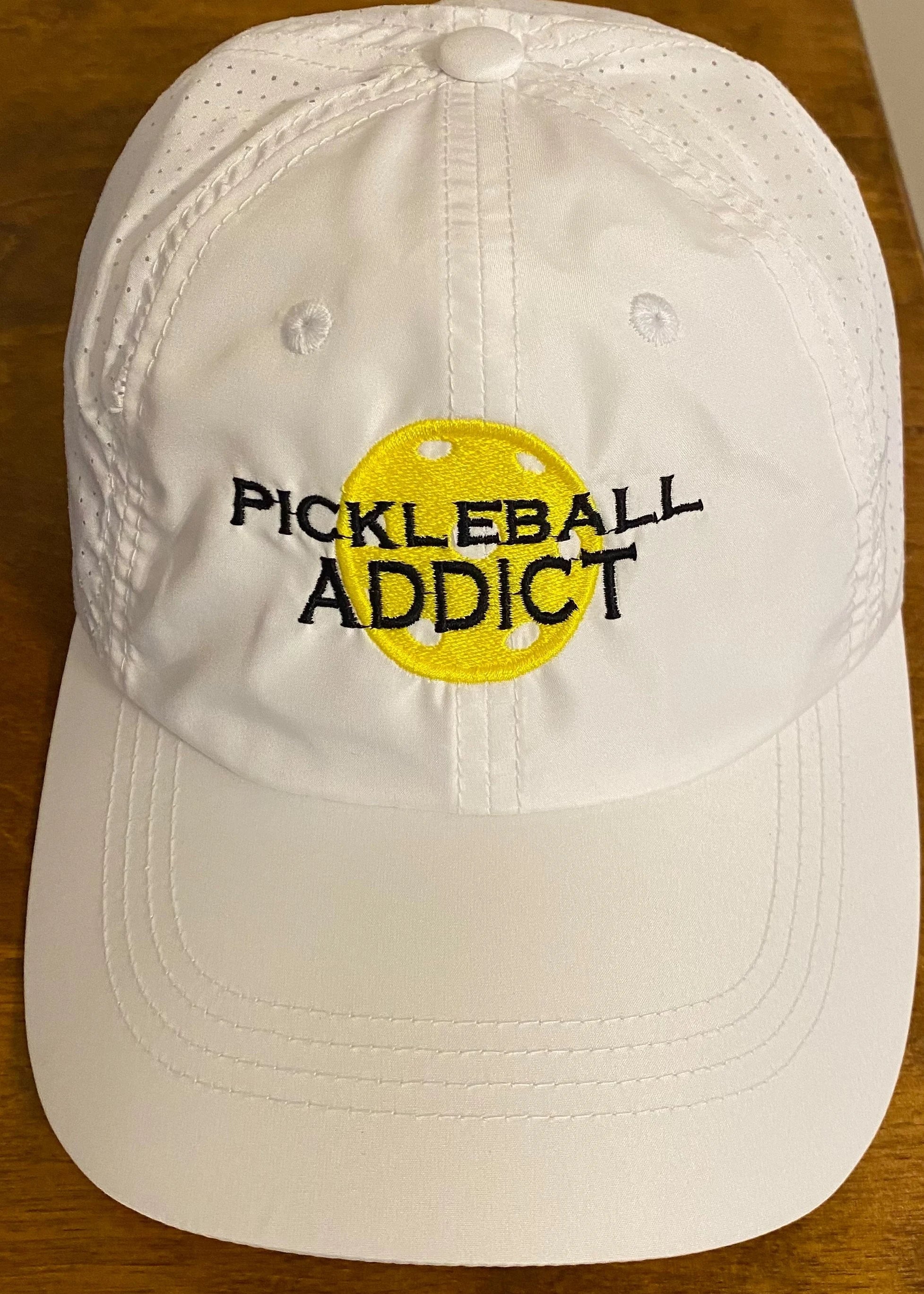 Pickleball Addict Embroidered Hat – Adjustable Sports Cap
