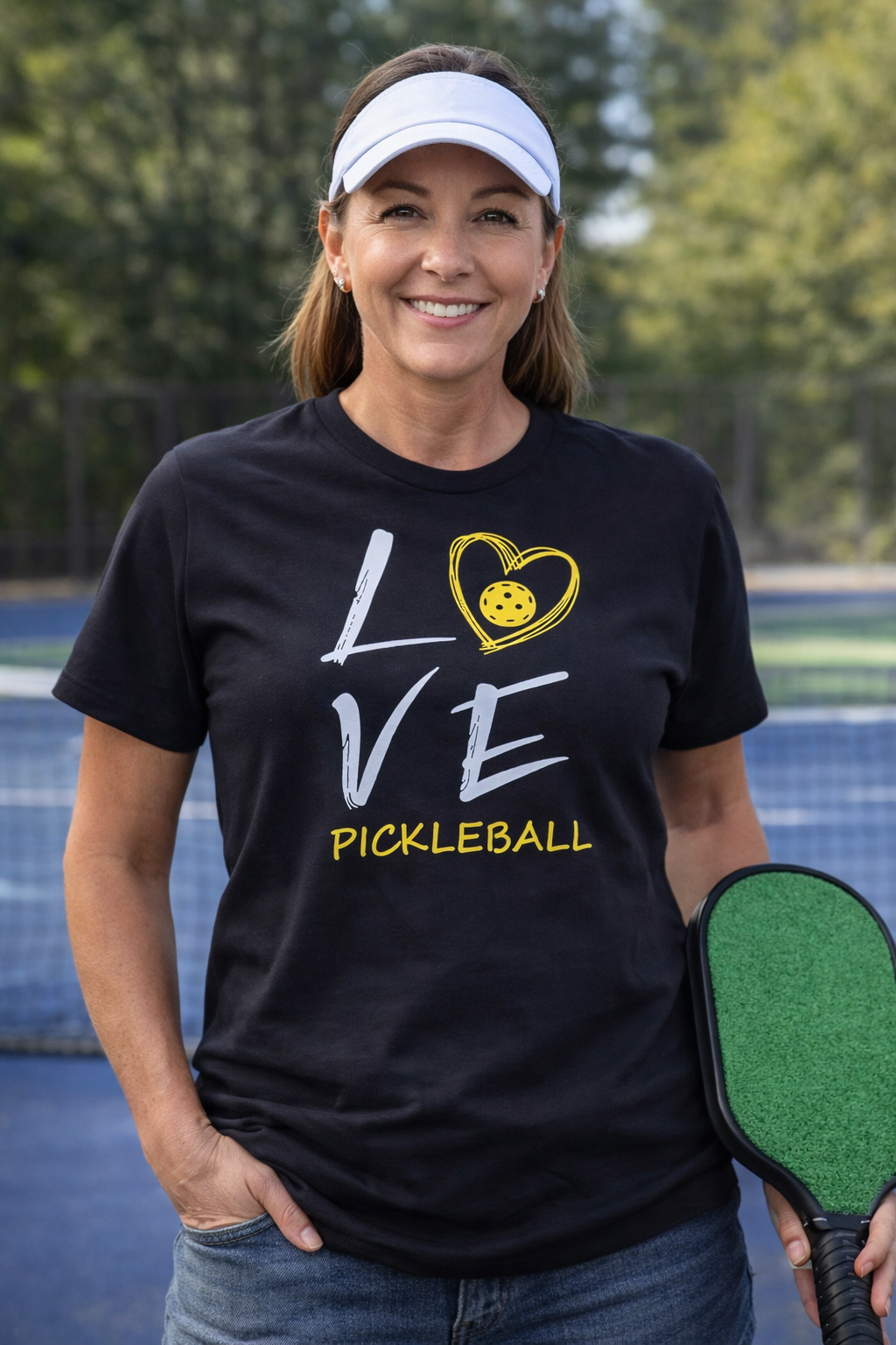 LOVE Pickleball Graphic Tee | Women's Tri-Blend Shirt